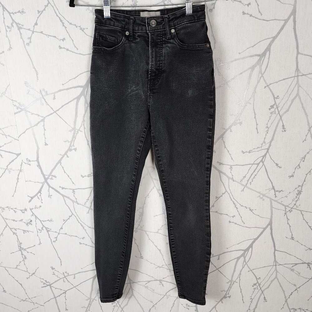 Everlane Black Wash Stretch Denim The Curvy Way High Jeans